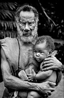 Vanuatu Islander with Child